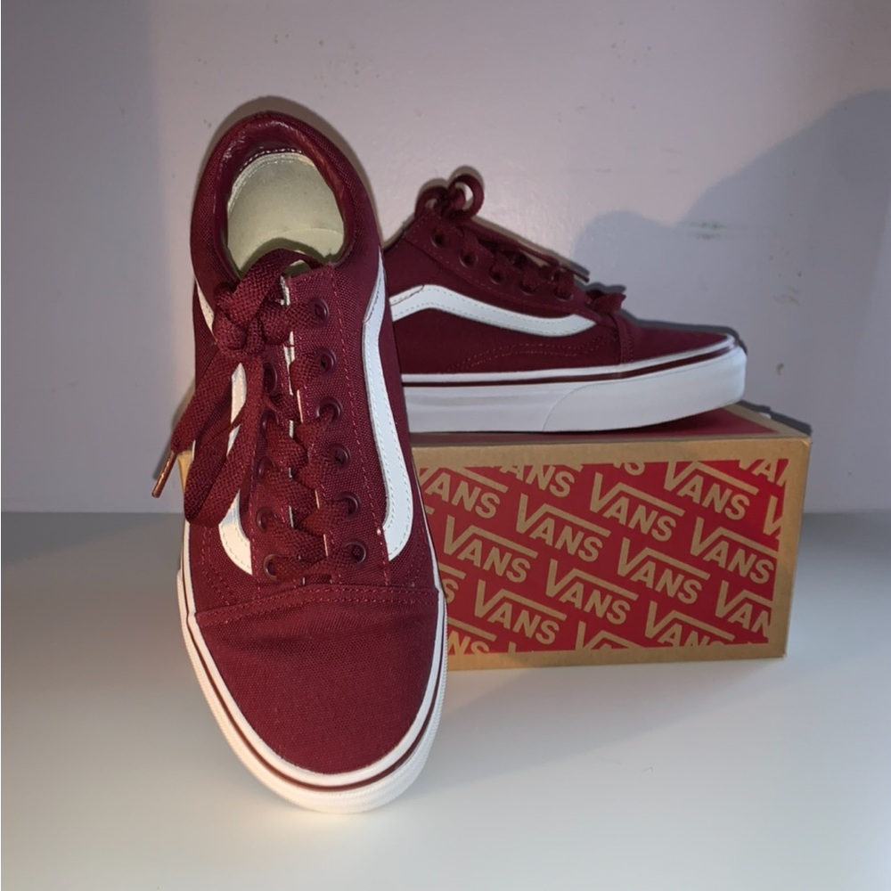 Vans Burgundy Sneakers